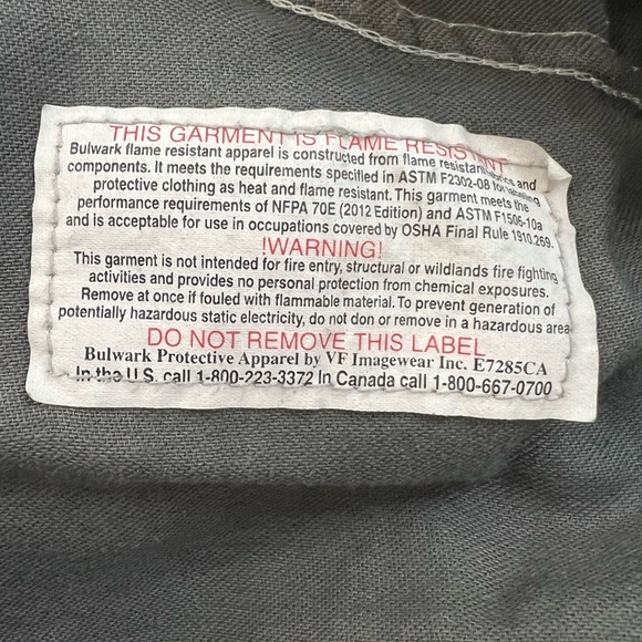 Women’s Bulwark FR Work Pants Size 14 - Picture 4 of 5